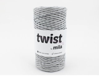 MILA TWIST ŠEDÁ SVĚTLÁ